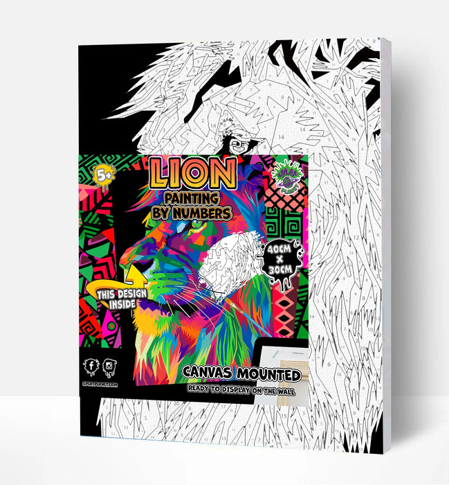 Paint by Numbers - Lion
