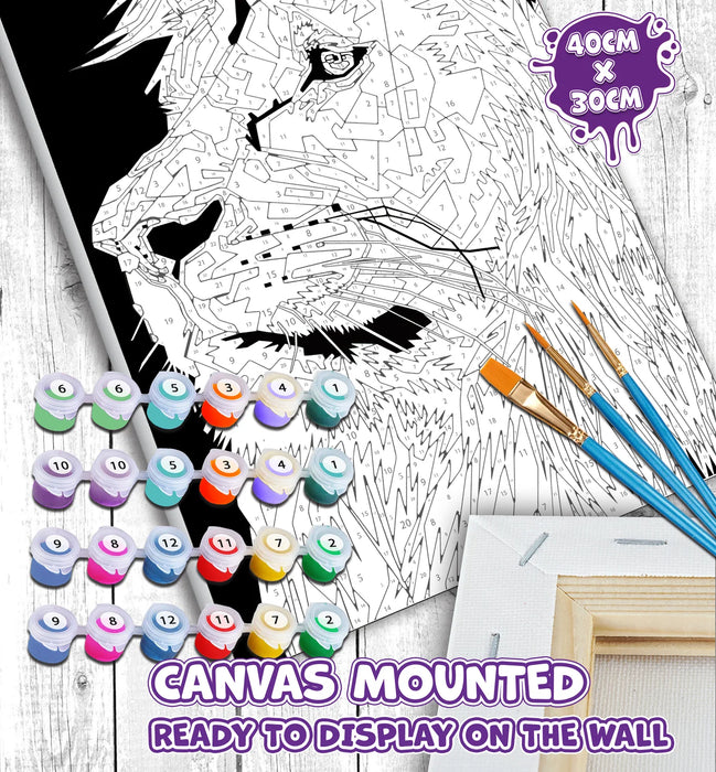Paint by Numbers - Lion