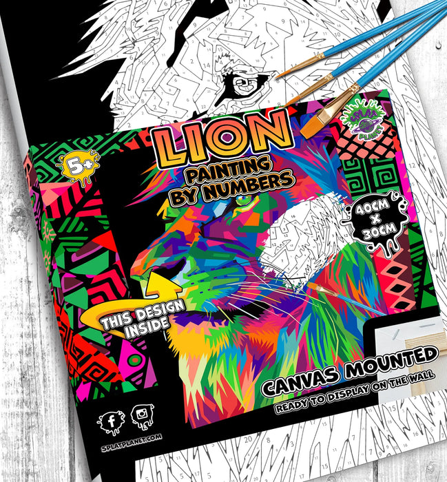 Paint by Numbers - Lion