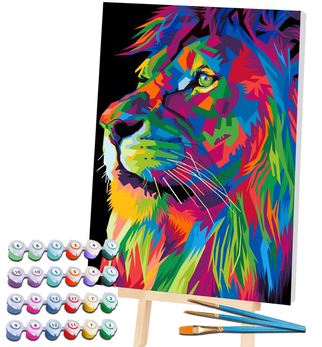 Paint by Numbers - Lion