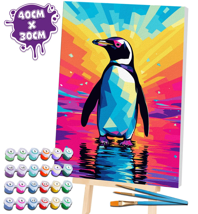 Paint by Numbers - Penguin