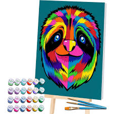 Paint by Numbers - Sloth