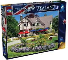 Pieces of New Zealand 1000 Piece Jigsaw Puzzle - Curators House, botanic Gardens, Christchurch