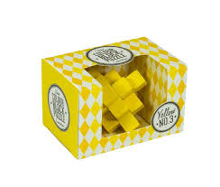 Professor Puzzle - Colour Block Puzzle Conundrum - Yellow No.3