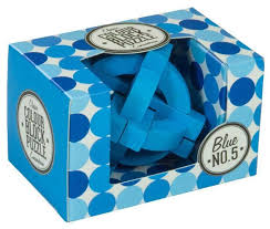 Professor Puzzle - Colour Block Puzzle Conundrum - Blue No.5
