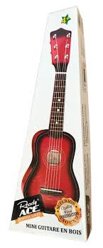 Ready Ace - Wooden Mini Guitar - Red