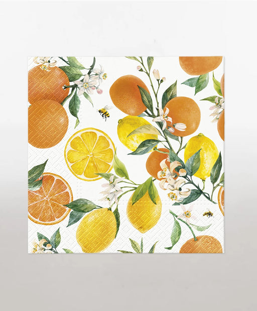 Napkins - Citrus with Bees 20pk