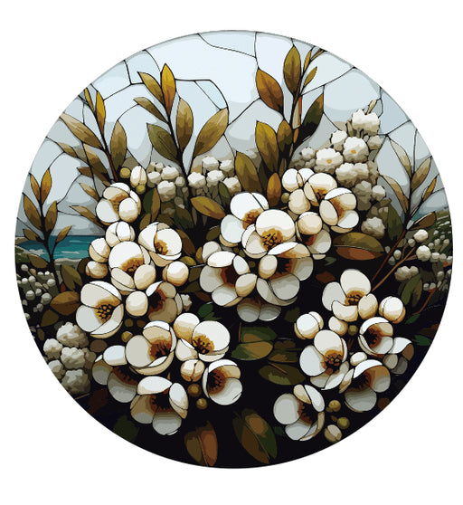 Wall Art - Stained Glass Hanger - NZ Manuka