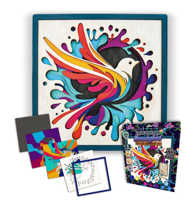 Wooden Art Craft Kit - Hummingbird