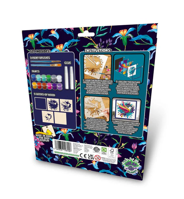 Wooden Art Craft Kit - Hummingbird