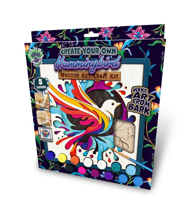Wooden Art Craft Kit - Hummingbird