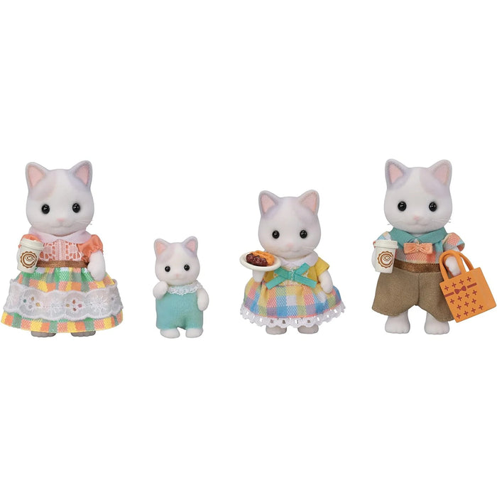 Sylvanian Families - Latte Cat Family