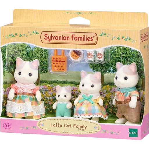 Sylvanian Families - Latte Cat Family