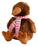 Kiwi & Friends - Sitting Kiwi Pink Scarf (Noise) 24cm