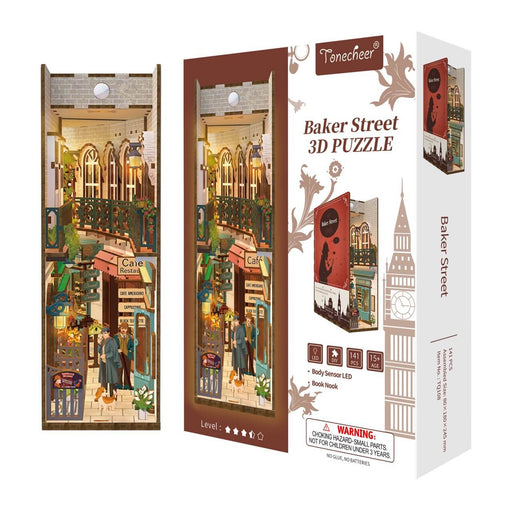 Tonecheer Book Nook Kit - Baker Street 3D Puzzle