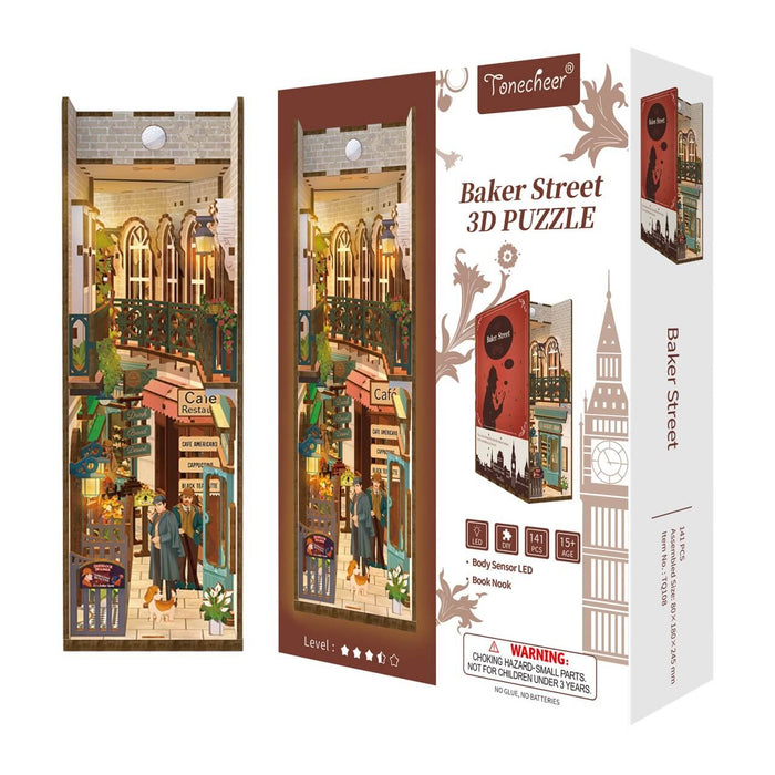 Tonecheer Book Nook Kit - Baker Street 3D Puzzle