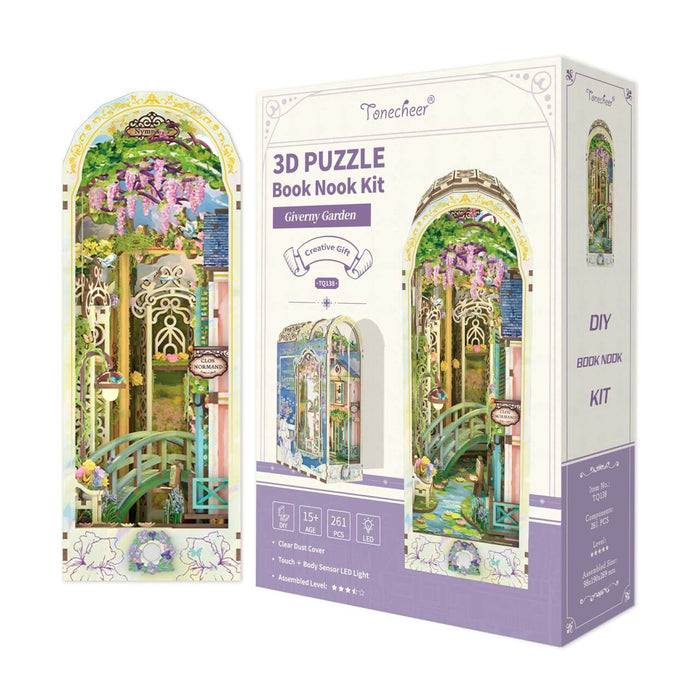 Tonecheer Book Nook Kit - Giverny Garden