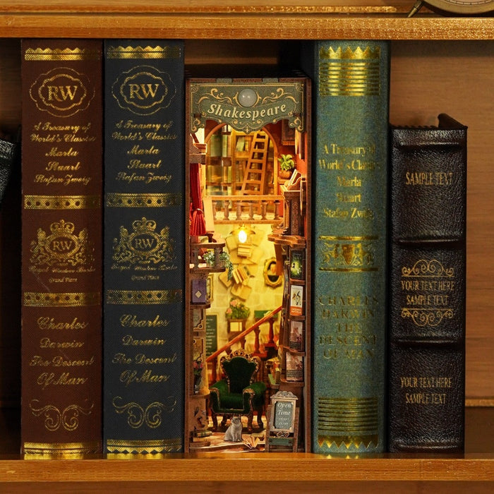 Tonecheer Book Nook Kit - Left Bank Bookstore 3D Puzzle