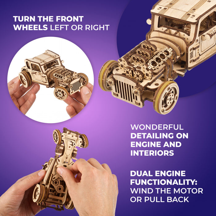 Ugears: Mechanical Models - Hot Rod Furious Mouse