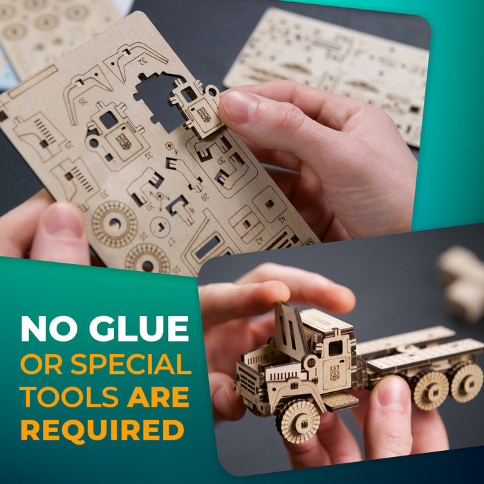 Ugears: Mechanical Models - Military Truck