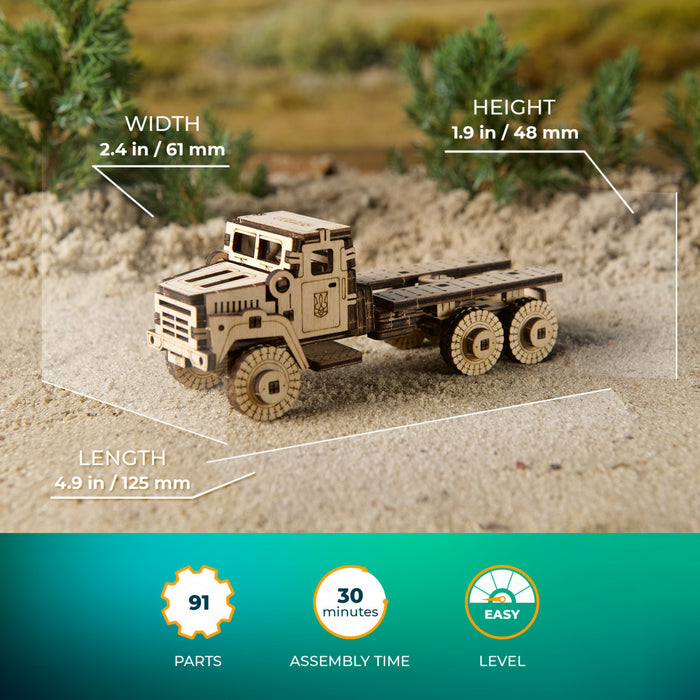 Ugears: Mechanical Models - Military Truck