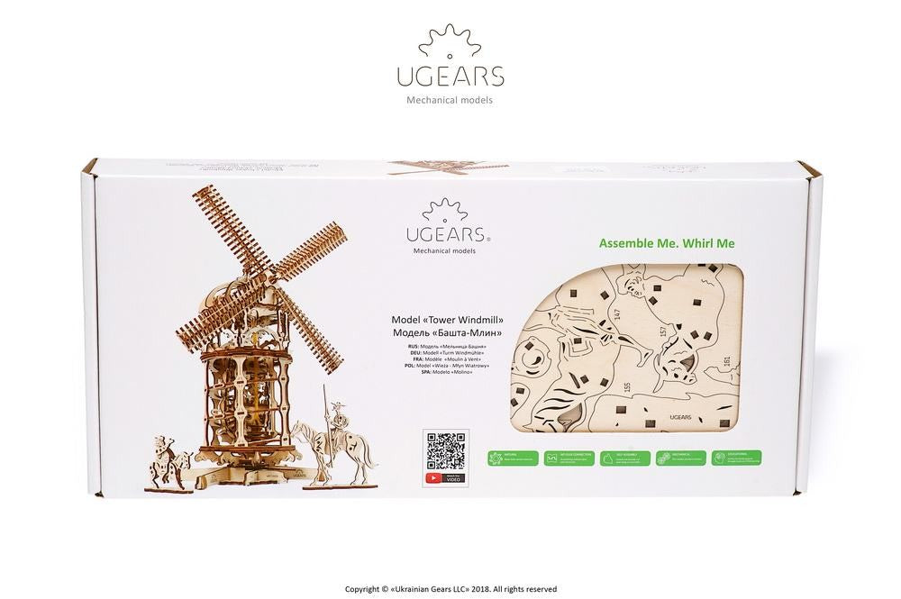 Ugears: Mechanical Models - Tower Windmill