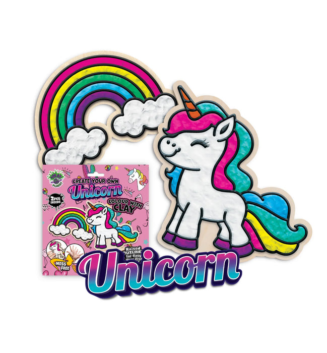 Clay Colouring - Unicorn