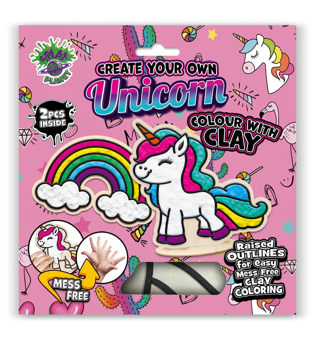 Clay Colouring - Unicorn