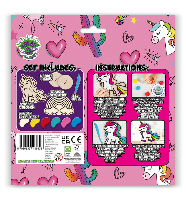 Clay Colouring - Unicorn