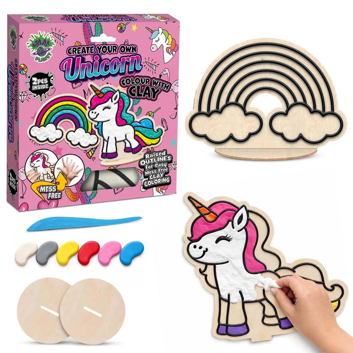 Clay Colouring - Unicorn