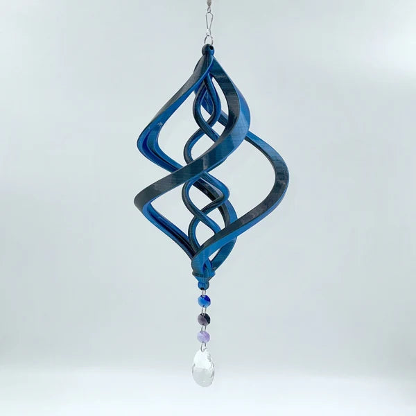 Vortex Spirals - Shimmer Typhoon Blue, Black, Purple