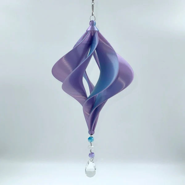 Vortex Spirals - Shimmer Twister Dreamy Blue, Purple