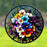 Wall Art - Stained Glass Hanger Small - Floral