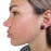 Wildside ER61 - Red Admiral Butterfly Stud Earrings