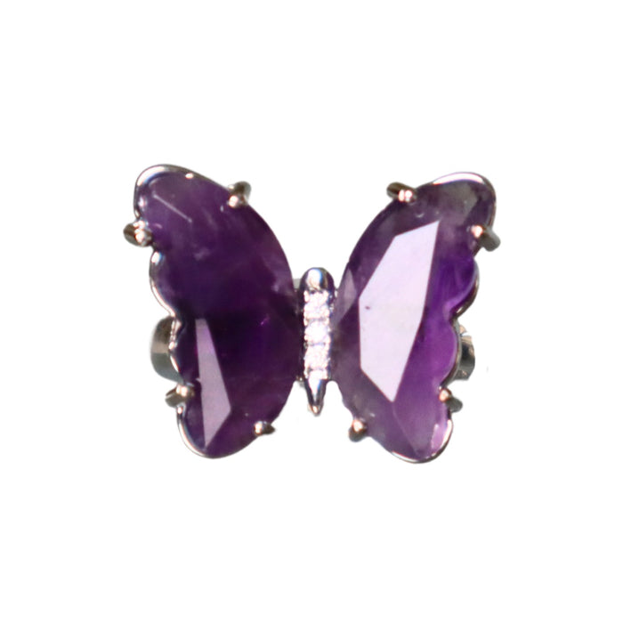 Wildside PS121 - Butterfly Amethyst Ring