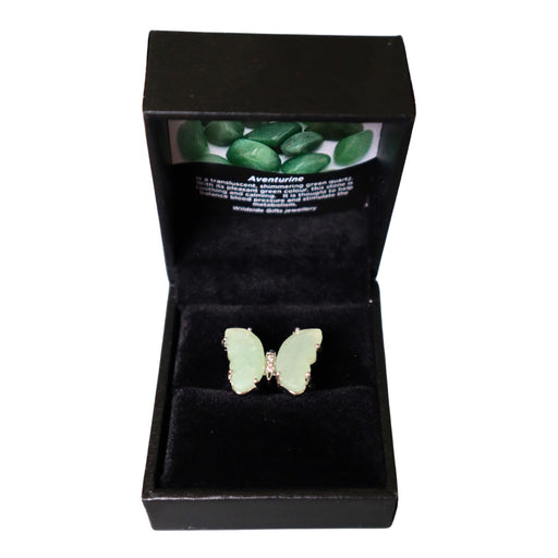 Wildside PS122 - Butterfly Aventurine Ring
