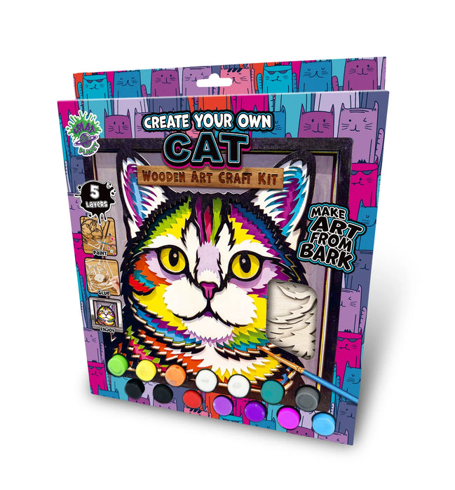 Wooden Art Craft Kit - Cat