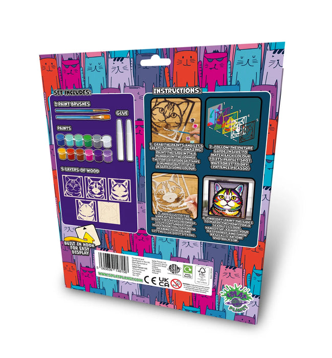 Wooden Art Craft Kit - Cat