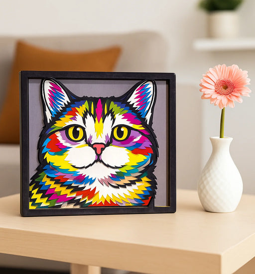 Wooden Art Craft Kit - Cat