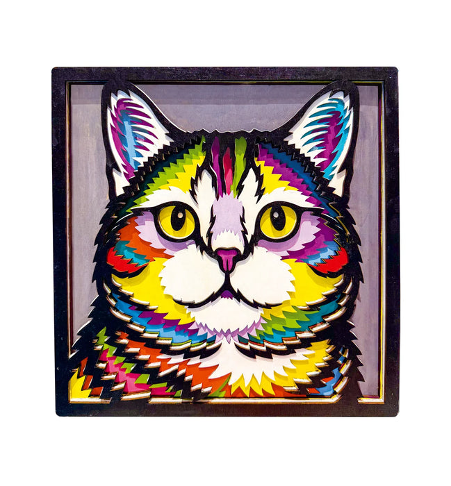 Wooden Art Craft Kit - Cat