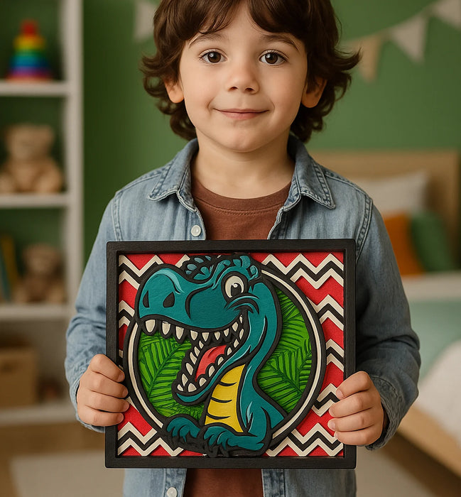 Wooden Art Craft Kit - Dinosaur