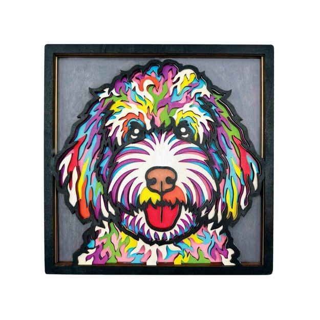 Wooden Art Craft Kit - Doodle Dog
