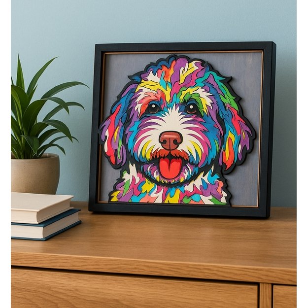 Wooden Art Craft Kit - Doodle Dog