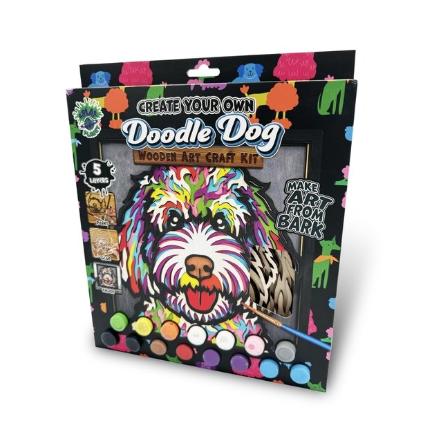 Wooden Art Craft Kit - Doodle Dog