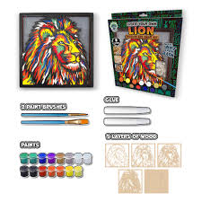 Wooden Art Craft Kit - Lion