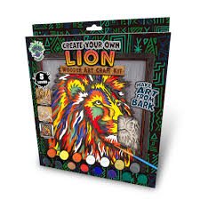 Wooden Art Craft Kit - Lion