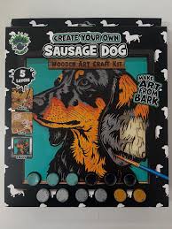 Wooden Art Craft Kit - Sausage Dog