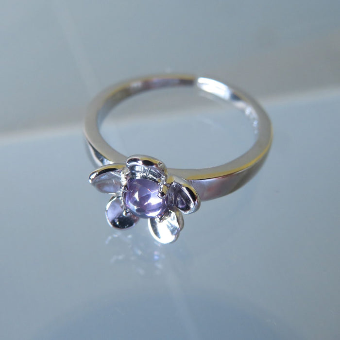 Wildside XP121 - Amethyst Manuka Ring Sterling Silver