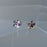 Wildside XP123 - Amethyst Manuka Stud Earrings Sterling Silver