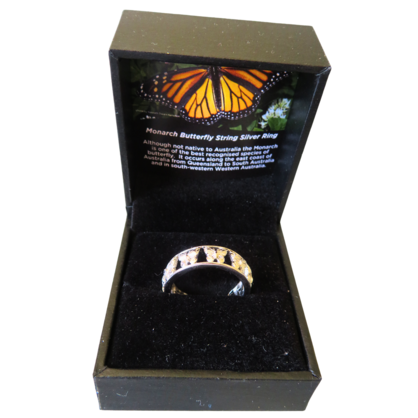 Wildside XP136 Sterling Silver Monarch Butterfly Ring